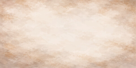 Naklejka premium Vintage aged parchment background with a grungy antique paper texture featuring a stained and worn brown material design