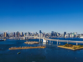【東京都】お台場から見た東京の風景