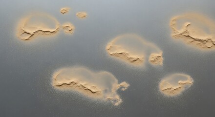 Abstract macro photography of the surface with a unique texture and pattern.