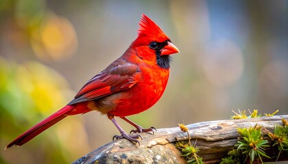 Northern Cardinal perched on branch