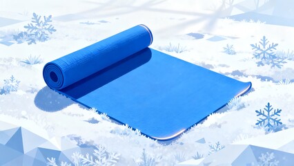 christmas card with snowflakes