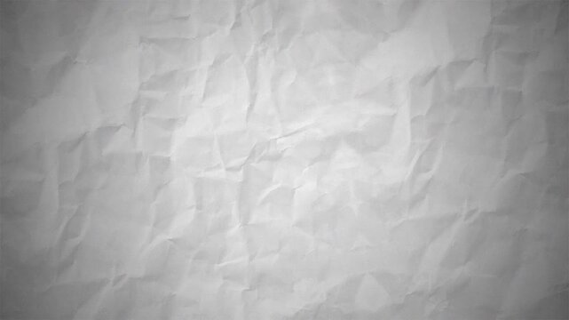 White Crumpled Paper Texture Background
