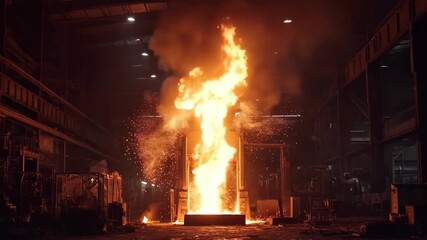 Medium shot of adaptive rolling mill automation system dynamically responding to changing material properties for consistent output in a metal processing facility.