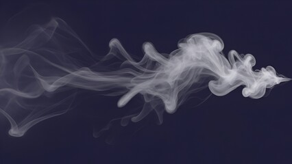 Obraz premium Mystic vapor trail against a somber backdrop exhibiting ethereal dance and dreamy textures for