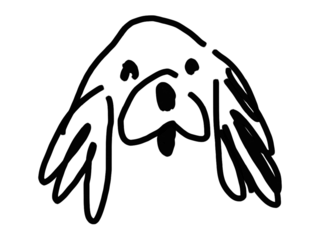 Scribble chalk or charcoal style dogs drawing. Hand drawn puppy sketches, wax crayon outline funny whimsical grunge. Top view cute puppy gog isolated on white, poster or isolated doodle stickers. 