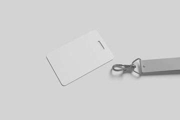 Blank id card mockup