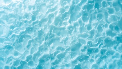 Obraz premium Abstract aerial view of water texture with gentle ripples, pastel blue tones, clean minimal background, peaceful mood, modern abstract design 