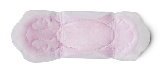 Isolated sanitary pad PNG no background