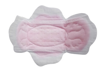 Isolated sanitary pad PNG no background