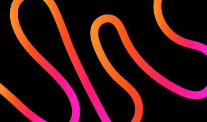 Abstract gradient zigzag geometric line element featuring colorful dynamic angles ideal for modern digital design, posters, branding and vibrant decorative graphics