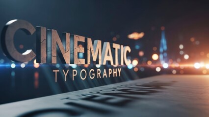 Cinematic text