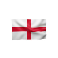 Fototapeta premium Flag of England waving in the wind