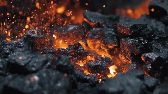 Closeup medium shot of molten metal mixed with nickel microalloys showcasing improved toughness and fatigue resistance for highperformance materials.