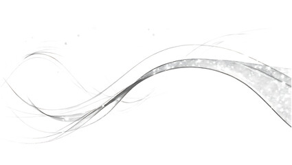 Abstract grunge silver background featuring a smooth flowing line pattern.