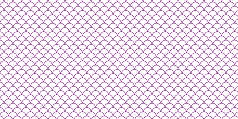 simple purple outline fish scale pattern for banner poster background.