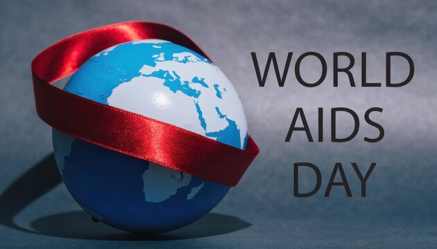 A 3d illustration of a blue earth globe sphere on a red world map background representing a global business technology network and internet communication concept for the online world - Powered by Adobe