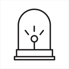 Prison icon outline vector
