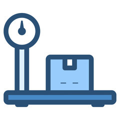 cargo weight scale icon