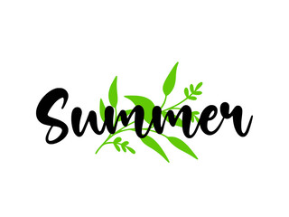 Summer Letter Vectors