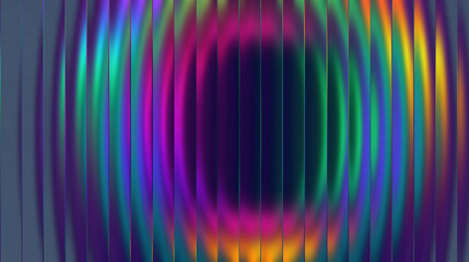 Vibrant rainbow colored abstract background with dynamic concentric circles