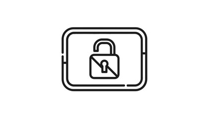 A secure padlock icon on a digital interface symbolizing protection and safety measures