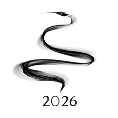 black and white numbers made of paper