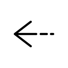 矢印のアイコン　線