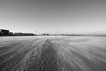 Normandy sunny day winter impressions. Different impressions from Normandy town of Dunkirk.