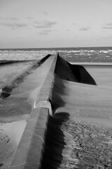 Normandy sunny day winter impressions. Different impressions from Normandy town of Dunkirk.