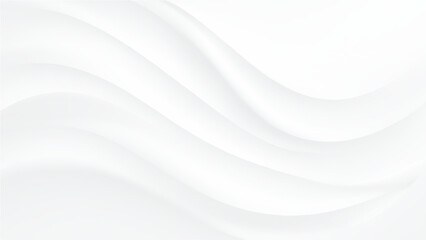 A softly flowing abstract white background with gentle curves and subtle shading creates a calming visual texture
