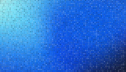 Vibrant blue gradient background with small dots pattern