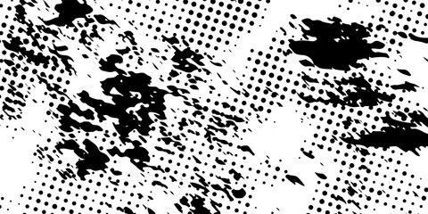 Grunge real organic vintage halftone vector ink print background. abstract dot background. halftone background.