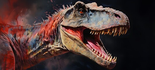 Obraz premium realistic photo of Ankylosauria,generative AI