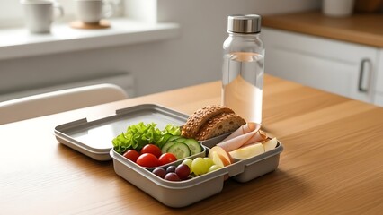 A person prepares a healthy vegetarian meal in the kitchen featuring fresh red tomato, green vegetables, and olive oil on a white plate for a nutritious breakfast or lunch