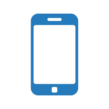 Mobile phone smart device gadget icon. Android phone icon