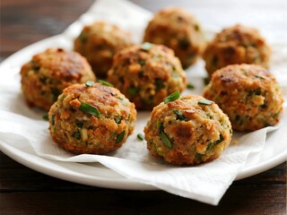Perfect party snacks made at home. Crispy Falafel