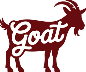 GOAT Silhouette Icon  Bold Symbol of Strength