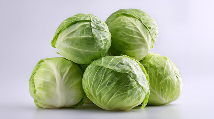 Abundance of green cabbage vegetables