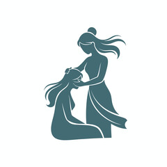 Fototapeta premium Maple Leaf Silhouette in Simple Modern Design with Black Color on White Background for Logo