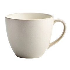 Ceramic cup isolated on white background