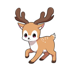 Cute Caribou Clipart 03