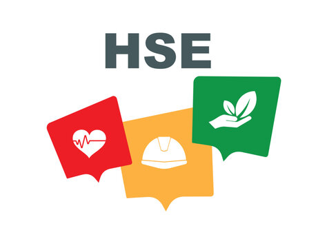 hse icons on white background