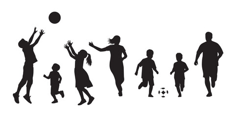 basketball players silhouettes