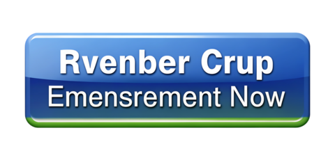 Blue button with white text on white background isolated on a transparent background green