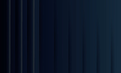 Obraz premium Black gradient abstract background with modern horizontal geometric design. Light and shadow effect concept for cover, banner, brochure, presentation, certificate, and website. EPS. 5