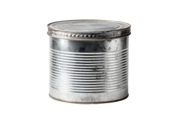 tin can isolated on white