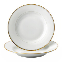 Saucer isolated on white background 2