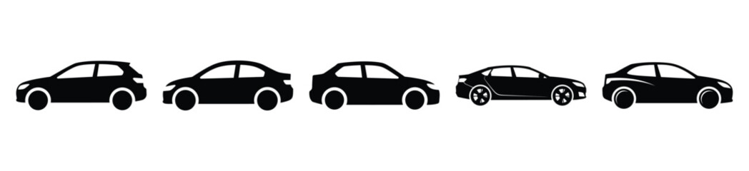 Isolated car vehicle on the white background. © Pallobroy