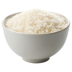 Rice bowl isolated on white background 2