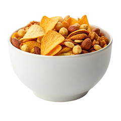 Snack bowl isolated on white background 2